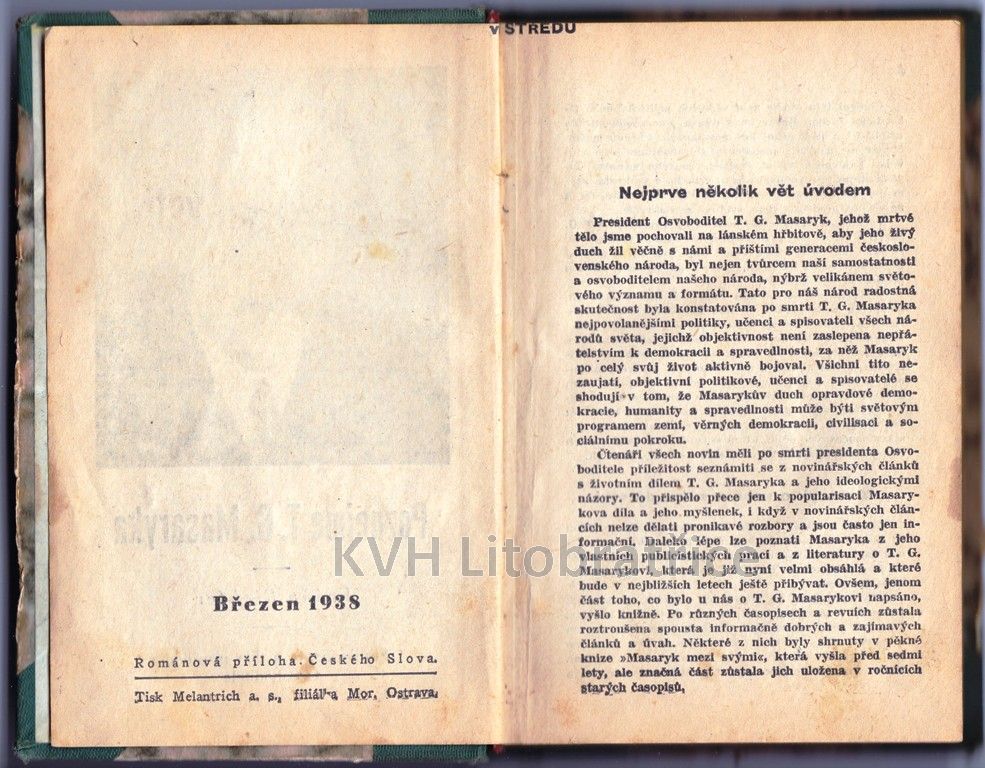 Poznejme T. G. Masaryka, 1938 (foto 3)